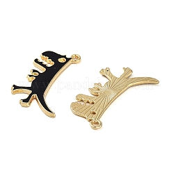 Rack Plating Alloy Enamel Pendants&nbsp;FIND-Q099-01G