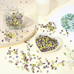 100G Back-to-School Season Polymer Clay Cabochons&nbsp;CLAY-SC0002-80