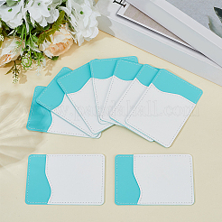 10Pcs PU Leather Phone Back Adhesive Card Holder&nbsp;AJEW-SP0002-95B