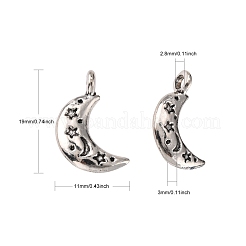 Tibetan Style Alloy Pendants&nbsp;X-TIBEP-S299-27AS-RS