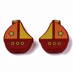 Food Grade Eco-Friendly Silicone Focal Beads&nbsp;SIL-N002-12E