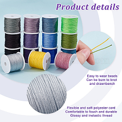 18 Rolls 18 Colors Chinlon Thread&nbsp;OCOR-PH0002-61