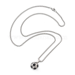 201 Stainless Steel Pendant Necklaces&nbsp;NJEW-H058-02P