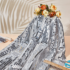 Sequin Polyester Fabric&nbsp;AJEW-WH0348-452B