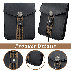 Medieval PU Leather Waist Bags&nbsp;AJEW-WH20070-053B