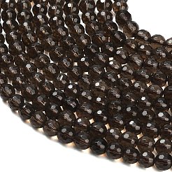 Natural Smoky Quartz Beads Strands&nbsp;G-C280-B09-6mm
