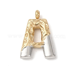 26Pcs 304 Stainless Steel Alphabet Pendants&nbsp;STAS-Z170-01GP