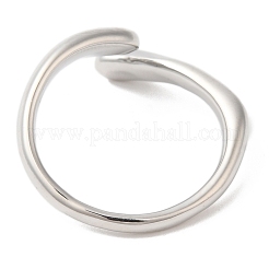 Brass Snake Open Cuff Rings for Women&nbsp;RJEW-G288-06P
