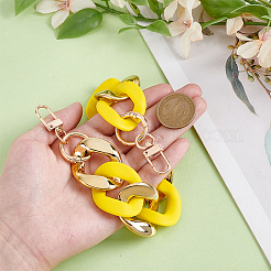 Acrylic Twisted Chain Bag Handles&nbsp;FIND-WH0441-55A