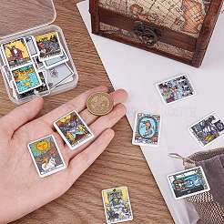 18Pcs 18 Style Printed Opaque Acrylic Pendants&nbsp;SACR-SC0001-24
