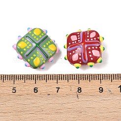 Glass Imitation Jade Beads&nbsp;GLAA-L051-03