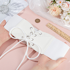 1Pc Imitation Leather Stretch Knot Waist Belts for Women&nbsp;AJEW-CL0002-91A