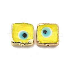 Brass Enamel Beads&nbsp;KK-F842-02C