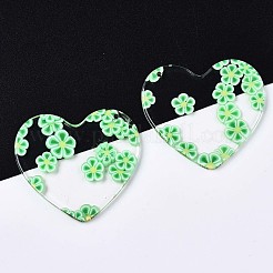 Transparent Clear Cellulose Acetate(Resin) Pendants&nbsp;LS-KY-T040-56A
