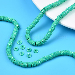 Handmade Polymer Clay Beads Strands&nbsp;CLAY-N008-010F