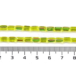 Electroplate Glass Chevron Beads Strands&nbsp;GLAA-Q101-02A-AB06