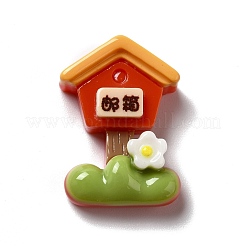 Opaque Resin Cabochons&nbsp;DIY-K057-13