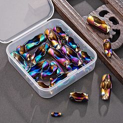 30Pcs 3 Style Ion Plating(IP) 304 Stainless Steel Ball Chain Connectors&nbsp;STAS-LS0001-49MC