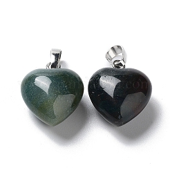 Natural Moss Agate Pendants&nbsp;G-I311-A08