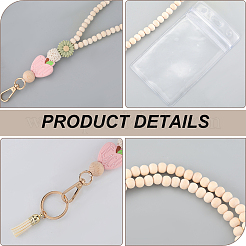Wood Chain Bag Straps&nbsp;AJEW-WH20072-29C