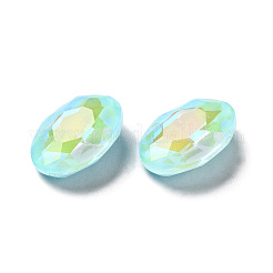 Mocha Fluorescent Style Glass Rhinestone Cabochons&nbsp;GGLA-M005-01B-202MK