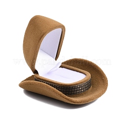 Cowboy Hat Velvet Boxes&nbsp;CON-WH0086-025