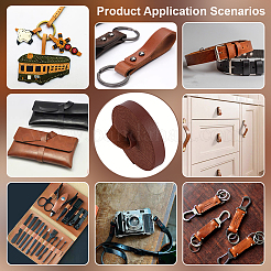 2.5M Single Face Lichee Imitation Leather Ribbons&nbsp;SRIB-WH0011-269A