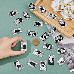 22Pcs 22 Style Tarot Theme Printed Acrylic Pendants&nbsp;MACR-HY0001-08