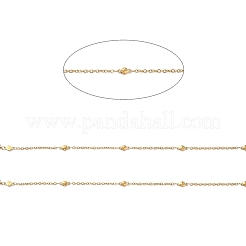 Ion Plating(IP) 304 Stainless Steel Flat Round with Star Link Chains&nbsp;CHS-G027-09G