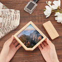 MDF Board Heat Transfer Blanks Photo Frame&nbsp;DIY-WH0204-74