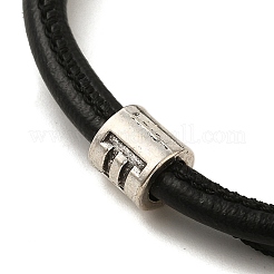 PU Leather Round Cord Multi-strand Bracelets&nbsp;SJEW-K002-07G