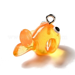 Marine Series Transparent Resin Pendants&nbsp;RESI-E031-02P-06