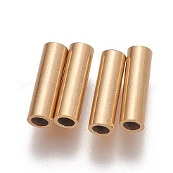 Ion Plating(IP) 304 Stainless Steel Tube Beads&nbsp;STAS-L216-23G-G