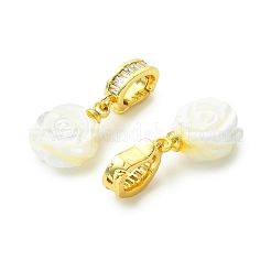 Natural Trochid Shell/Trochus Shell Carved Pendants&nbsp;PALLOY-JF05635