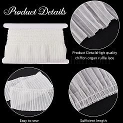 5 Yards Polyester Lace Ribbon&nbsp;OCOR-GF0003-56A