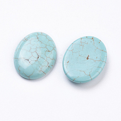 Natural Howlite Cabochons&nbsp;G-E482-01D