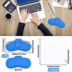 1Pc PU Leather Glasses Case&nbsp;AJEW-CN0005-70D