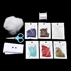 3D Octopus DIY Bead Embroidery Kits&nbsp;DIY-A064-02C