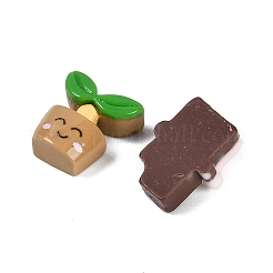 Cartoon Resin Cabochons&nbsp;RESI-H166-06