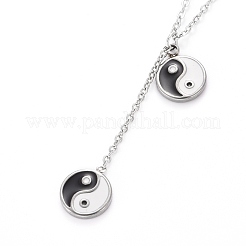 Yin-yang 304 Stainless Steel Enamel Jewelry Sets&nbsp;SJEW-H302-07