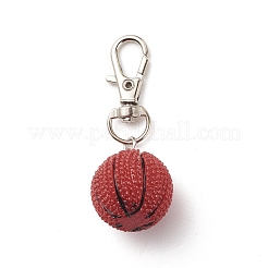Resin & Plastic Sports Ball Pendant Decorations&nbsp;HJEW-JM00703