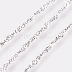 Long-Lasting Plated Brass Chain Necklaces&nbsp;NJEW-K112-11P-NF
