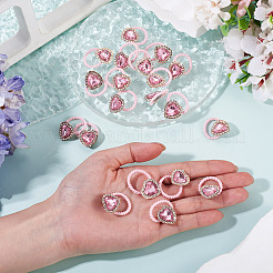20Pcs Polyester & Rhinestone Girls Hair Accessories&nbsp;OHAR-TA0001-17