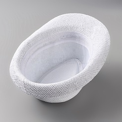 Polyester & Linen Top Hat for Child&nbsp;AJEW-WH0596-556