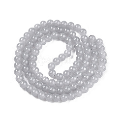 Baking Paint Imitation Jade Glass Round Bead Strands&nbsp;X1-DGLA-Q021-8mm-43