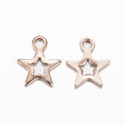 Ion Plating(IP) 304 Stainless Steel Charms&nbsp;X-STAS-H392-01RG