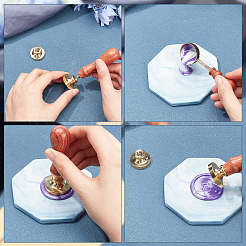 2Pcs 2 Styles Brass Stamp Heads&nbsp;DIY-CP0007-68A