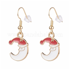 Christmas Theme Alloy Enamel Dangle Earrings Sets&nbsp;EJEW-JE04512