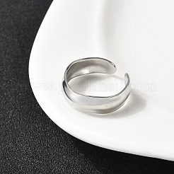 304 Stainless Steel Open Cuff Rings&nbsp;RJEW-H261-18P