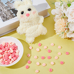100Pcs 2 Colors Opaque Resin Decoden Cabochons&nbsp;RESI-NB0002-11